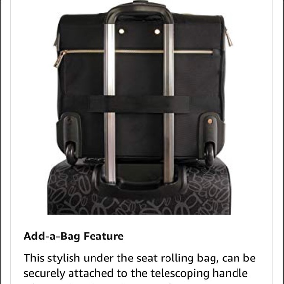 bebe Bags Bebe Under Seat Luggage Luggage Carry Travel Bag Poshmark